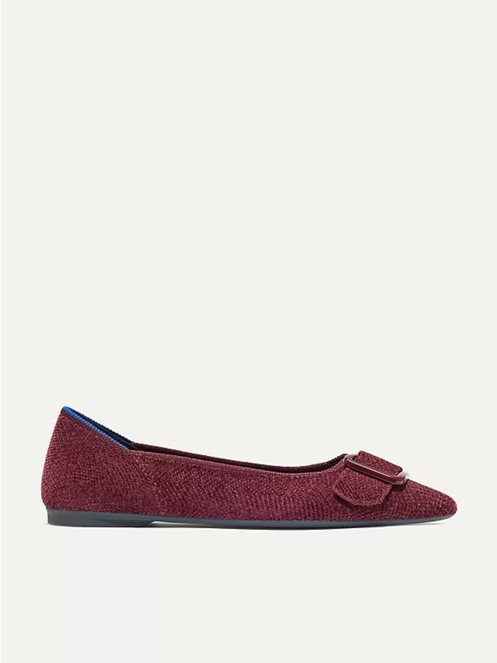 ROTHYS The Revelvet Emblem Point II Flats In Burgundy 6 New in box!